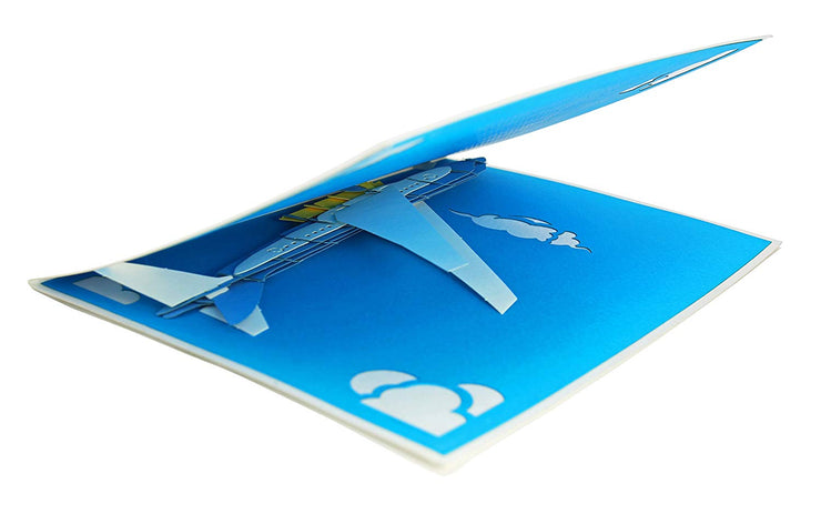 Jet Airplane Pop Up Card