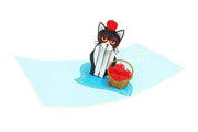 Playful Cat Pop Up Card