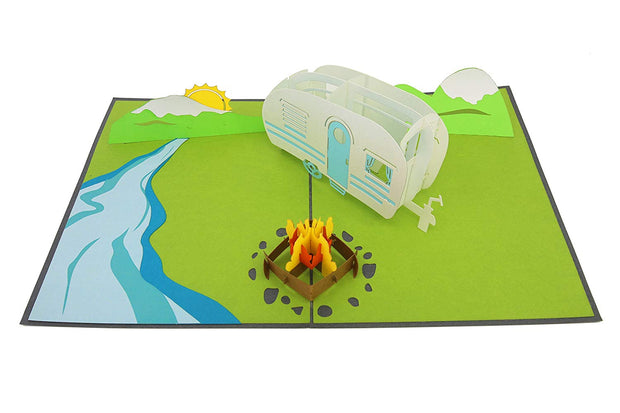 Camping Trip Pop Up Card