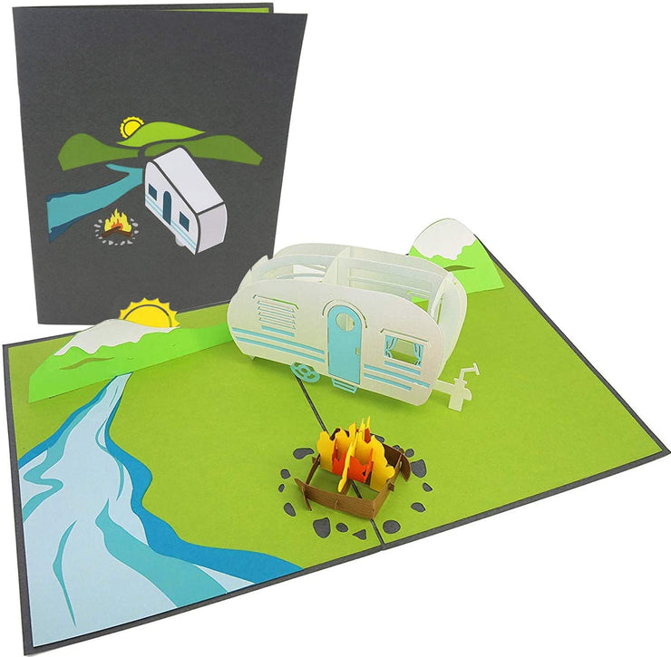 Camping Trip Pop Up Card