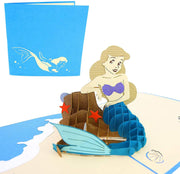 Sea Mermaid Pop Up Card