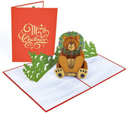 Holiday Bear Pop Up Card