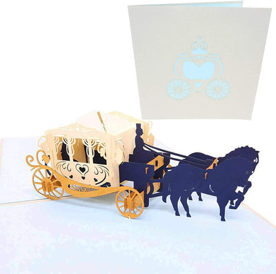 Fairy Tale Carriage Pop Up Card
