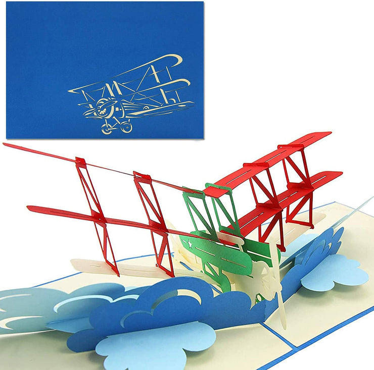 Bi-Plane Pop Up Card