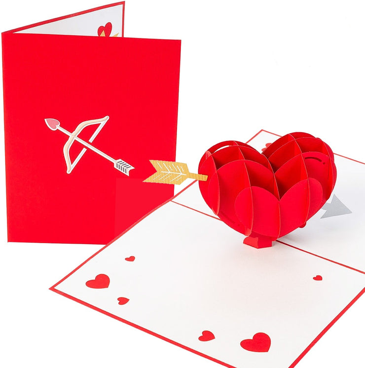 PopLife Cupid's Heart Pop Up Card