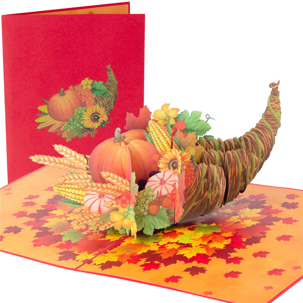 Autumn Cornucopia Pop Up Card