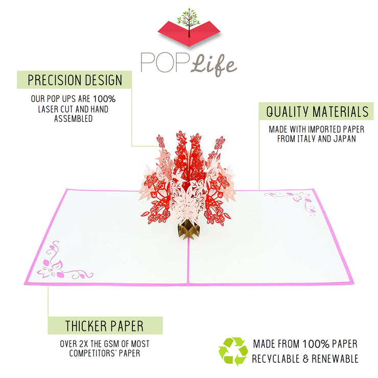 Flower Bouquet Pop Up Card