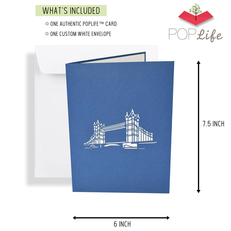 London Tower Bridge Pop Up Card