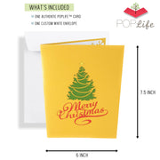 Christmas Tree in Town Square Pop Up Card