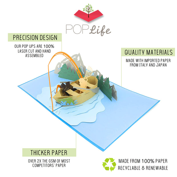 Card with precision design, quality materials, and thicker paper