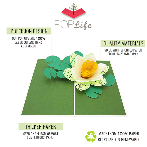 Lotus Blossom Pop Up Card