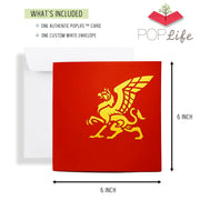 Magical Griffin Pop Up Card