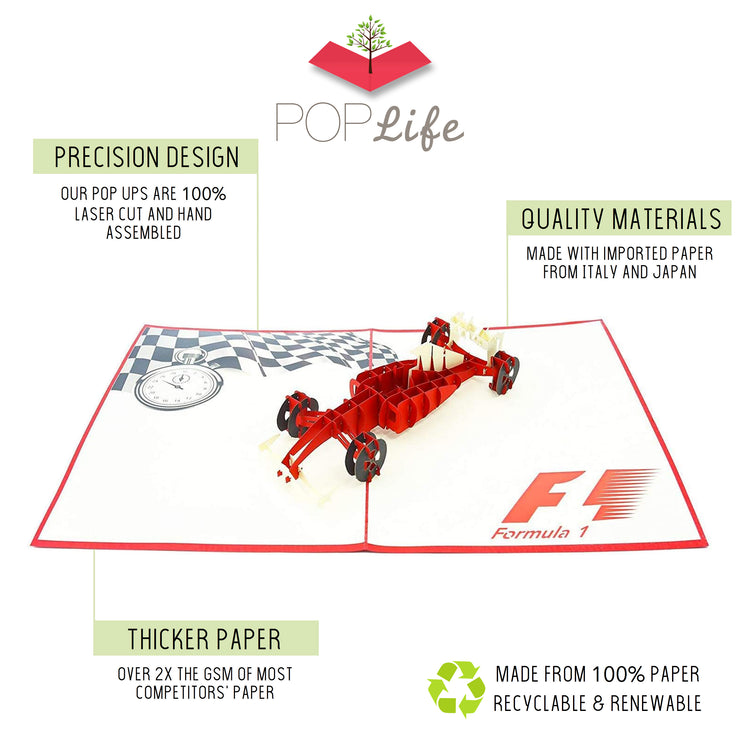 Card with precision design, quality materials, and thicker paper