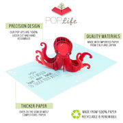 Naughty Octopus Pop Up Card