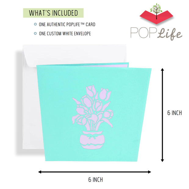 Tulip Bouquet Pop Up Card