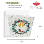 Christmas Wreath Pop Up Card