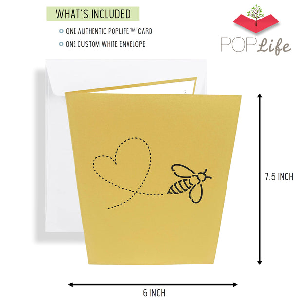 Authentic PopLife Card with Custome White Envelope