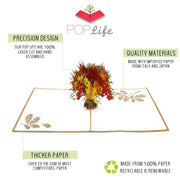 Autumn Fall Tree Pop Up Card
