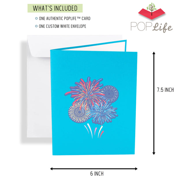 Fireworks Pop Up Card