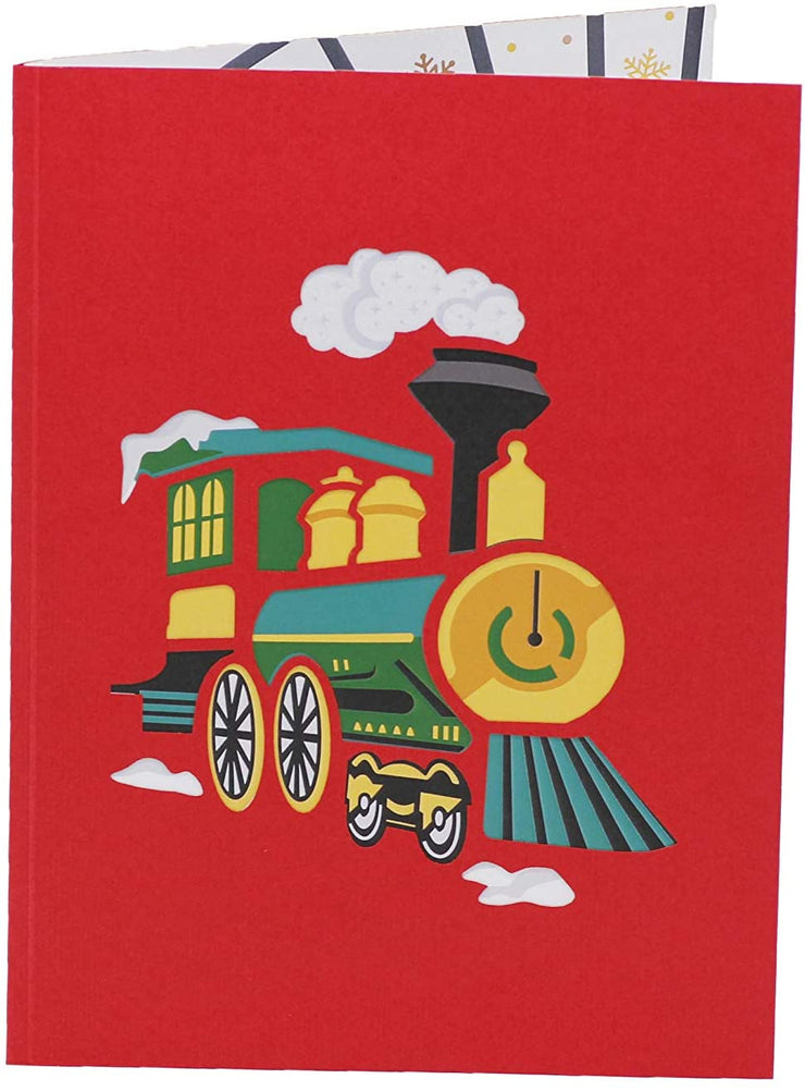 Santa's Train Pop Up Card