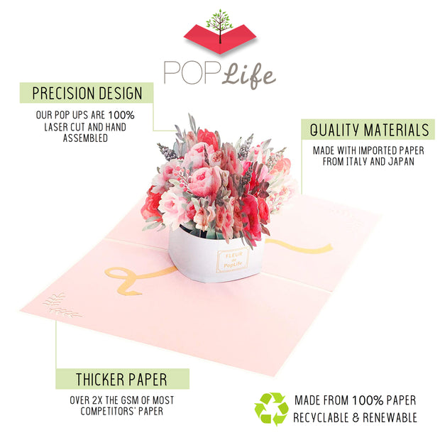 Luxe Flower Box Pop Up Card