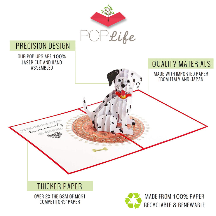 Funny Puppy Pop Up Card - GivePop, $1 donated to the Humane Society