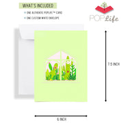 Greenhouse Garden Pop Up Card