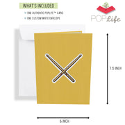 Includes one authentic PopLife card and one custom white envelope