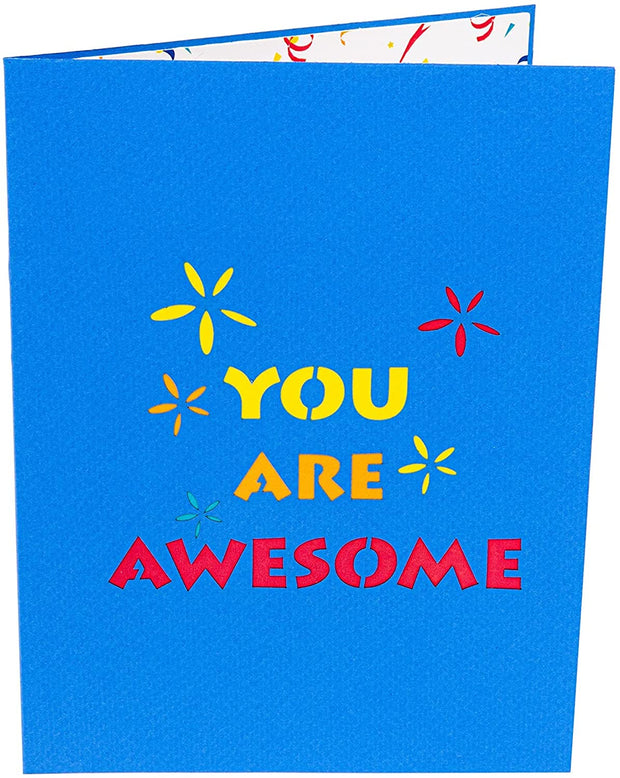 You Are Awesome Pop Up Card