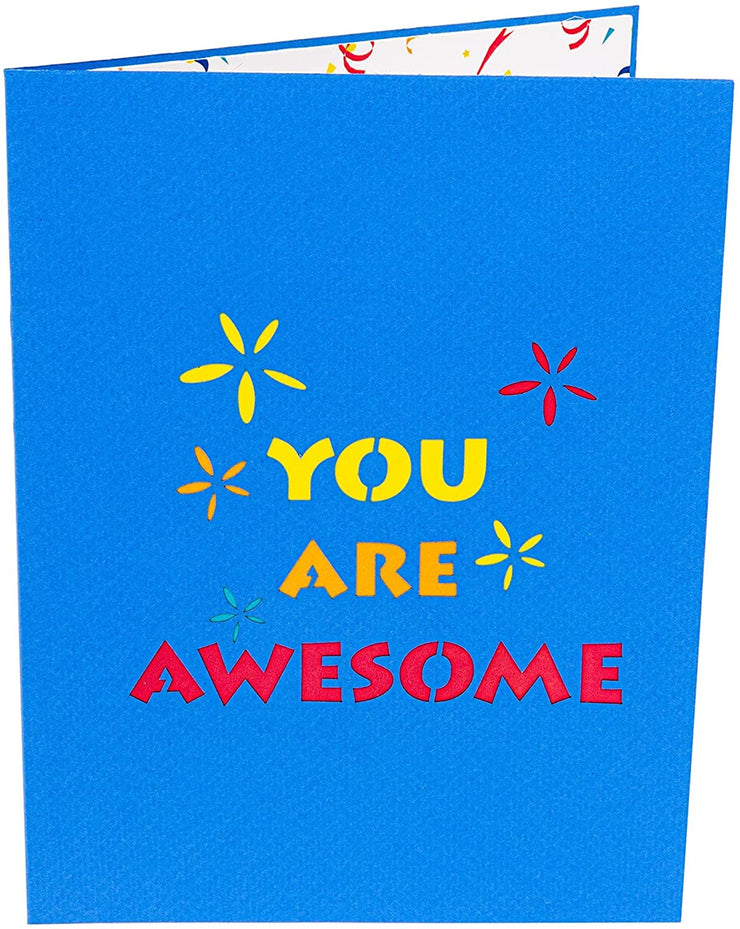 You Are Awesome Pop Up Card