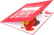 Naughty Light of My Life Pop Up Card