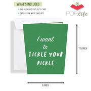 Naughty Pickle Pop Up Card