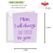 Mom's Financial Burden Pop Up Card