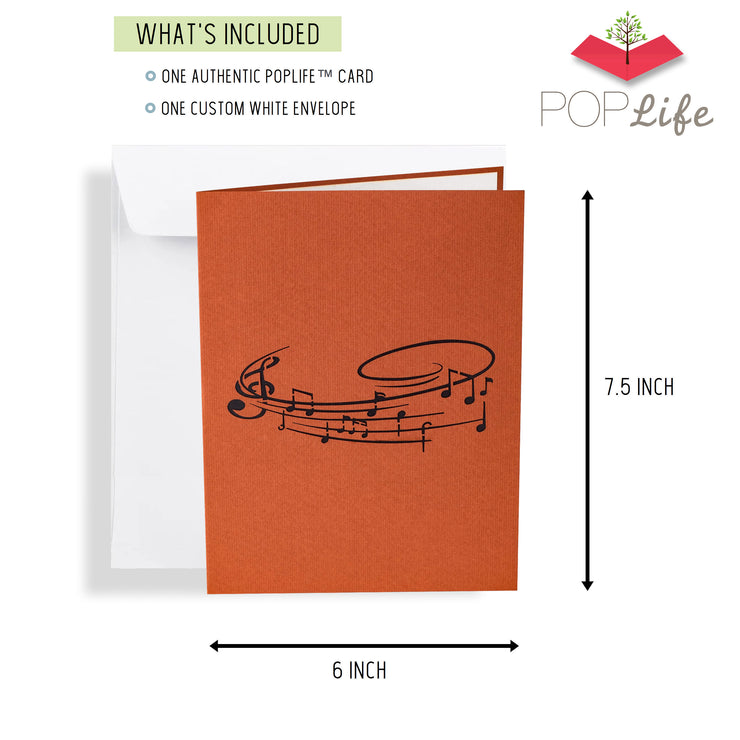 Violin Musical Instrument Pop Up Card