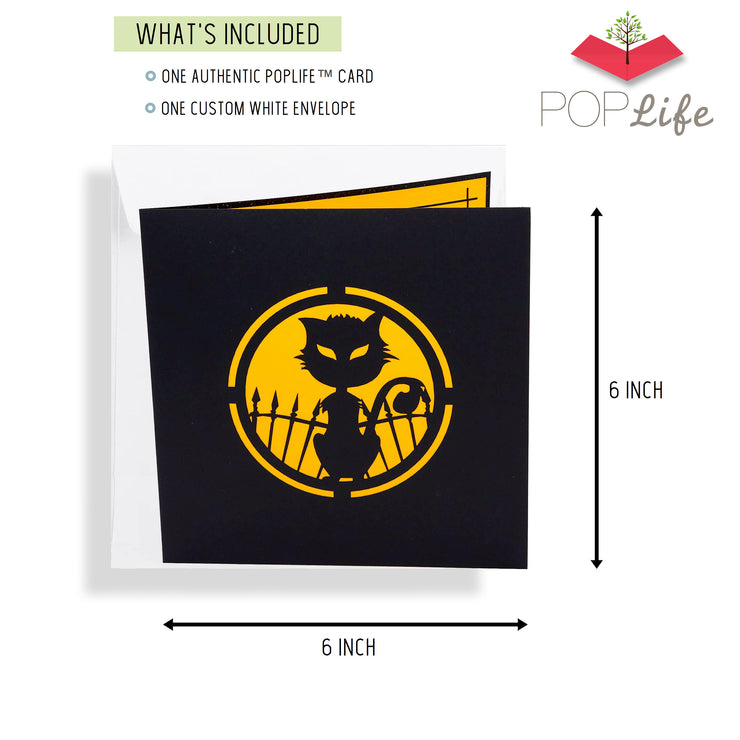 Evil Bat Halloween Pop Up Card