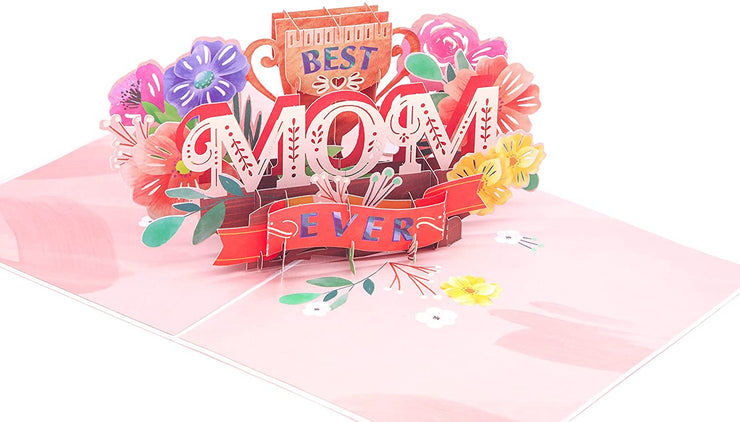 'Best Mom Ever' Pop Up Card