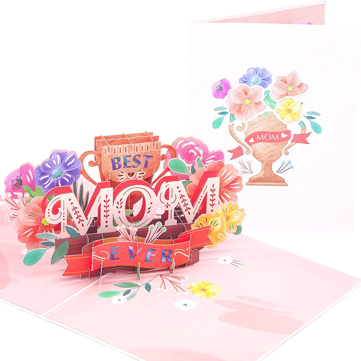 'Best Mom Ever' Pop Up Card