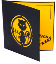 Evil Bat Halloween Pop Up Card