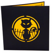 Evil Bat Halloween Pop Up Card