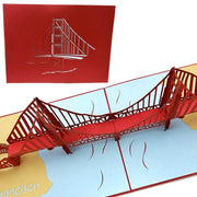 Golden Gate Bridge Pop Up Card