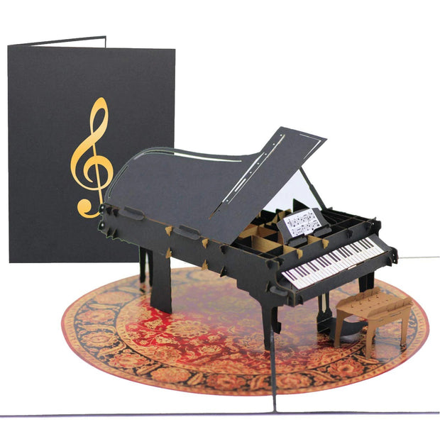 Grand Piano Pop Up Card