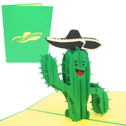 Cactus Sombrero Pop Up Card