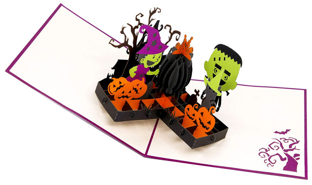 Halloween Cauldron Pop Up Card