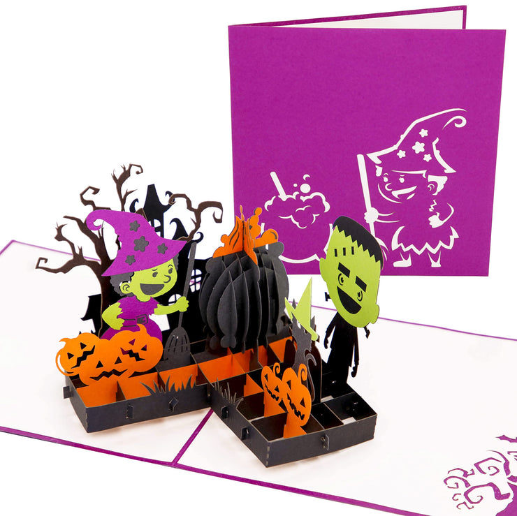 Halloween Cauldron Pop Up Card