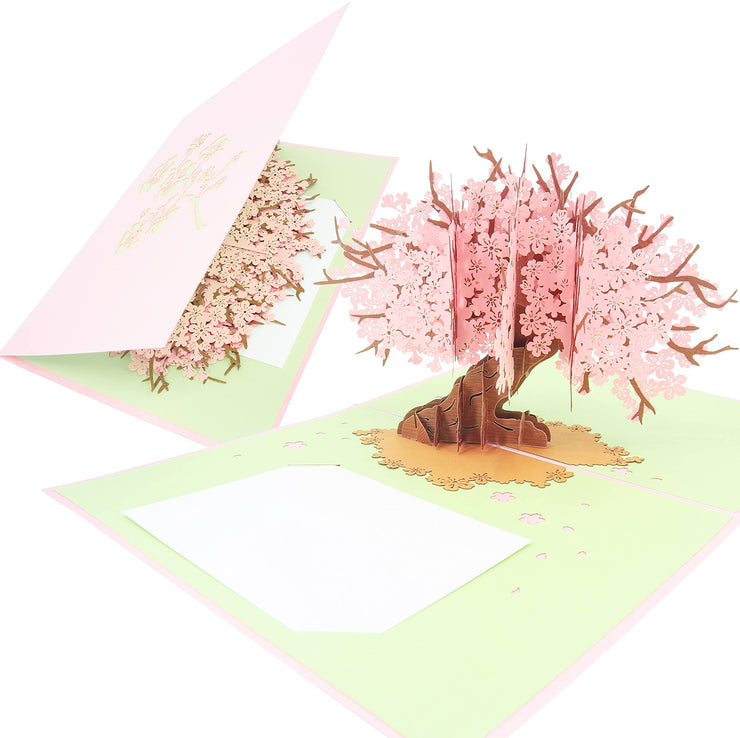 Cherry Blossom Tree Pop Up Card