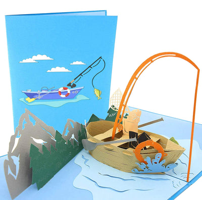 Fishing Trip Pop Up Card