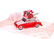 Love Bug Car Pop Up Card