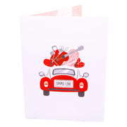 Love Bug Car Pop Up Card