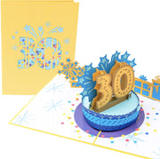 30th Birthday - Anniversary Pop Up Card