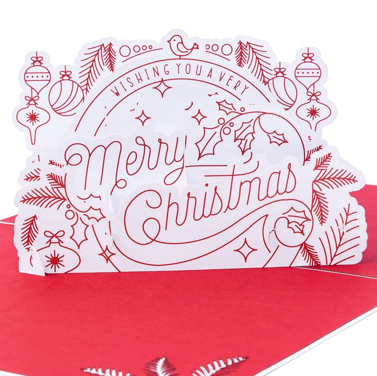 Merry Christmas Pop Up Card